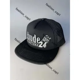 Rhude Cap Winter Designer Hat Ball Caps Cappello Brand Hat Brimmed Outdoor Sunball Baseball Cap Baseball Cap da uomo e femminile Streetwear di alta qualità Ruhde Hat Rhode Hat Cp Hat 938