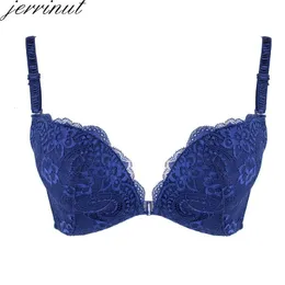 Jerrinut intimate reggiseni per le donne spingendo il pizzo s reggiseno bralette chiusura davanti biancheria intima Brassiere Femme 240407