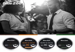 BlueZOO 30g 60g Men039s Face mustache Shaving wax Beard Care Cream Moisturize Tasteless Sandalwood orange 4 Flavors DHL 9283092