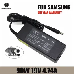 Adattatore 19V 4,74a 90w 5,5*3,0 mm AC Adattatore per laptop Power per Samsung P40 P50 P55 P60 P200 P210 Q470 R439 R453 V20 V25 Charger Notebook