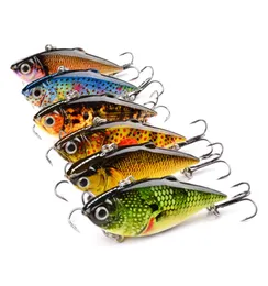 Fly Fishing VIB crankbait Painted lifelike Fish 3D Eyes 65cm 85g Fish pattern clear Casting Laser Artificial lure2820570