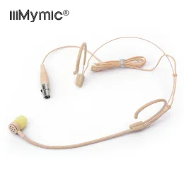 Микрофоны идеально подходят для пения !!Pro Uniderectional Hearset Headorn Microphone 4 Pin xlr TA4F Конденсатор Mic для беспроводной пакетики Shure