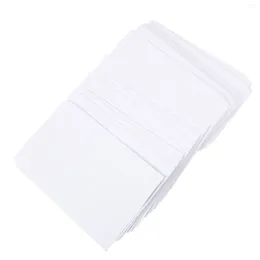 Geschenkverpackung 100 PCs Mail Sack White Paper Bags Umschlag Banknote Bürodatei Bargeldumschläge Blankbuchstaben Bill Speicher Briefles Tasche