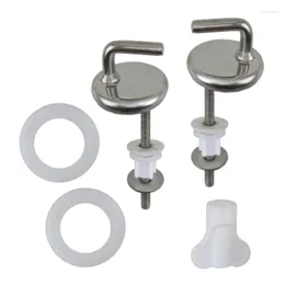 Conjunto de acessórios de banho Fácil de limpar as dobradiças confiáveis de suporte, fixação da ferramenta de reparo de dobradiças/parafusos Toliet para o seu banheiro