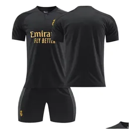 Maglie 2324 Real Madrid via 1 Jersey stadio per bambini e adts Drop Delivery Baby Kids Clothing Childrens Atletic Ot0MW