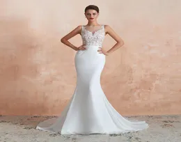 M36373 Изящная батовая вырезовая оболочка шифоновый иллюзия свадебное платье кружевное аппликация