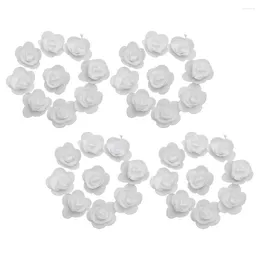 Dekorative Blumen 50 PCs Simulation Rosenkopf Künstliche Hochzeitsdekor Bouquet Rosen für Party PE -Handwerk