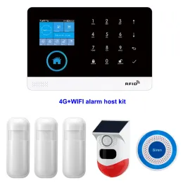 Zestawy TAIBOAN 4G WIFI alarm Host Zestaw PG103 Tuya Smart Life App System zdalnego sterowania System bezprzewodowy 433 MHz Accessorie obsługa dostosowanej