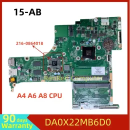 HP Pavilion 용 마더 보드 DA0X22MB6D0 A4 A6 A8 A8 CPU와 함께 HP 파빌리온 15AB 노트북 DDR3 2G GPU 100%테스트 작업