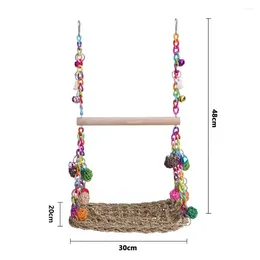 Other Bird Supplies Parrot Toy Foraging Set With Claw Grinding Feature Durable Fun Exercise Swing For Stress Lovebirds