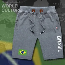 Brazylia Męskie Shorts Flaga plażowa trening Flaga Pocket Pocket Cultbuilding Brasil Bra Brazylian Gyms 240407
