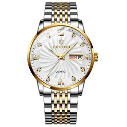 Armbandsur Brand Watch Automatic Diamond Inlaid Waterproof Business Men's Futterfly Button