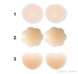 Topp populära sexiga återanvändbara silikonbra bröstvårtor täcker lapp bröst pasties självadhesiv bröstvårta lapp naken bekväm för kvinnor 07211479773