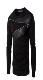 Erkek tasarımcı tişörtler bahar sonbahar kazak hoodies marka hoodies moda erkekler zipper dikiş panelli uzun kollu yüksek qua1291817