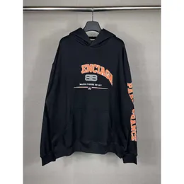 Designer Hoodie Balencigs Fashion Hoodies Magioni da uomo con cappuccio da uomo di alta qualità Parigi 23SS Brand Trendy Classic Scissors Scissors Lettera di stampa divisa Lettera libera S nve9 U05y