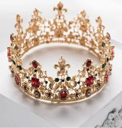 Matrimoniali barocchi matrimoniali corone da sposa corona di lusso scintillanti di strass di strassiani accessori per capelli per capelli di gioielli donne luccicanti fashna fash9896798