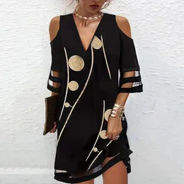 designer klänning kvinnor vestido de mujer kvinnor klänning naturlig v hals sommar mössa ärm flora tryckta klänningar kort ärm lyxklänning avslappnad klänningar kvinnor badrock goth