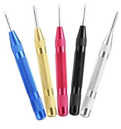 Handverktyg 1 PC 127mm HSS Automatisk borrcenter Pin Punch Spring Loaded Marking Start Holes Woodworking Tool2669396