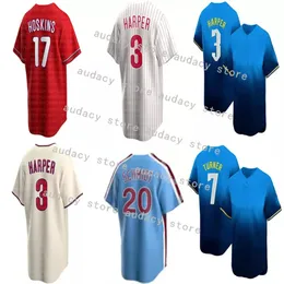 Gorąca wyprzedaż Nowa 2024 City Bryce 3 Harper Trea Turner Baseball Jerseys Bryson Stott Kyle Schwarber Philadelphia J.T. Realmuto Alec Bohm Nick Castellanos Phillies Connect