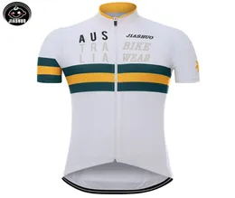 カスタマイズされた新しい2017 Australia Classical Jiashuo Mtb Road Racing Team Pro Cycling Jersey Shirts Tops Clothingsable6378938