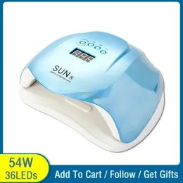 Dresses Sun X 54w/48w Led Lamp Nail Dryer 36/24 Leds Uv Ice Lamp for Drying Nails Gel Polish Timer Auto Sensor All Manicure Tool