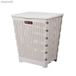 Storage Baskets Mind Reader Basket Collection foldable washing machine 61 liters (10kg/22lbs) capacity Cut Out Handle Attached Ivory yq240407