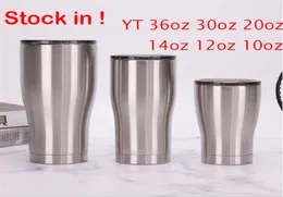 Stock in 36oz 30oz 20oz 14oz 12oz da 10 once da 10 once in acciaio inossidabile Bumbler di vino isolato a vuoto 36 30 30 14 14 12 10 Oz7906802