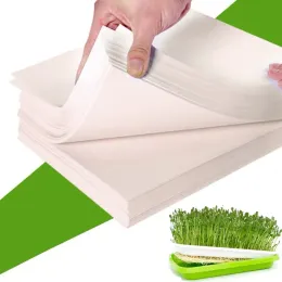 Kapaklar 100 PCS SOILLESS Yetiştirme Kağıdı Kağıt Biyobozunur Saksılar Filiz Plakası Fide Çimlenme Kreş Büyüyen Sebze Kağıdı
