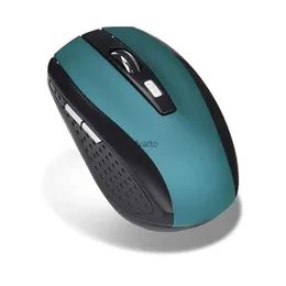 Möss Computer Mouse Game Wireless Ergonomic med USB-mottagare 6-Key 2.4 GHz Office Accessories H240407