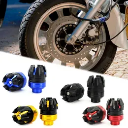 All Terrain Wheels 2pcs motocicletas traseira do garfo de roda traseira Protetor de colapso anti-queda Slider Protect Motocross