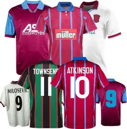 1993 1994 1995 1996 1997 Aston Retro Soccer Jersey Saunders Atkinson McGrath Townsend Yorke Milosevic Southgate Ehiogu Villas Vintage Classic Football Shirts