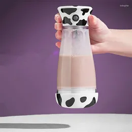 Canecas por atacado!FedEx 48 peça/lote 14oz O misturador magro moo - Milk de chocolate operado por bateria Auto -agitação