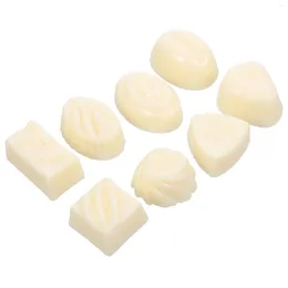 Speicherflaschen 8 PCs Simulation Schokoladen dekorative Kinder Spielzeugform Simuliertes Modell Interessanter falscher PVC