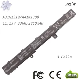 Batteries New Laptop Battery for ASUS A41N1308 A31N1319 A41 X451 X451C X451CA X551 X551C X551CA X551M X551MA A31LJ91 D550 D550M