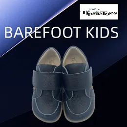 Tipoes Kids Toddler Bebek Orijinal Deri Çıplak Ayak Ayakkabı Boy ve Kız Sneaker Çocuk Nedensel Ayak parmakları Kutu Hafif Ağırlık 240326