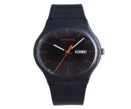 Epozz light thin simple pure colourful women watches silicone soft Strap Ladies Casual black Female Clock relogios feminin 2011188157675