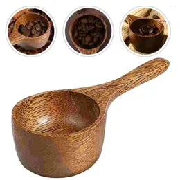 커피 스쿠프 피클 서빙 스푼 새로 고침 나무 스낵 그릇 일본식 액세서리
