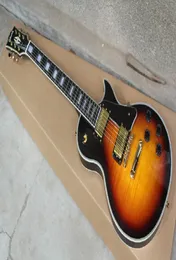 Nova chegada de alta qualidade Rosewoard de guitarra de fábrica de guitarra LP Custom Electric Guitar Trets Binding1841778