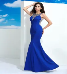 2019 Eleganti abiti da sera lunga sirena sirena smerlata manica top pizzo lunghezza pavimento in stile arabo abiti da sera personalizzati made9401056