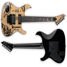 العرف يكشف توقيع Kirk Hammett KH OUIJA Guitar1388901