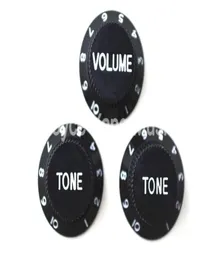 Black 1 Volume2 Tone Electric Guitar Control Knobs per Fender Strat Electric Guitar Woles8094723