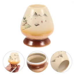 Xícaras pires matcha tea belish teller tigela japonesa Ceramic Stand Ceramony Chawan Cup Kit Acessórios Conjunto de ovo Cerremine de porcelana