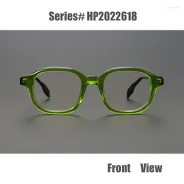 Sunglasses Frames BLACK FRIDAY BUY For Year 2024 Green Red Student Niche Retro Plate Glasses Frame Trendy