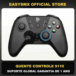 Игровые контроллеры Joysticks EasySmx 9110 Беспроводная игровая плата 2.4G PC Controller с индивидуальной кнопкой джойстика, подходящего для Windows PC Android Smart TV Q240407