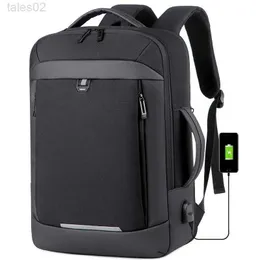 Многофункциональные сумки Crossten 40L Большая мощность Масштабируемая 17-дюймовая рюкзак для ноутбука USB-зарядка Школьная сумка для водонепроницаемой швейцарской многофункциональной поездки YQ240407