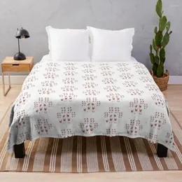Battaniye baskısı 22 ren geyiği başları battaniye yaz yatağı moda