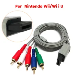 1.8m 1080p Bileşen Kablosu HDTV Wii /WII-U Konsolu AV Adaptör Kablo Hattı için Ses Video Kablosu 5RCA