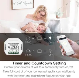 DIY MINI WIFI SMART LIFE TUYA CONTROL SMART SMART DISMER SWIST WOLD WOTHENT