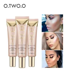 Otwoo Shimmer Highlighter Cream 25ml Base de primer contorno Centro destaque de clareamento OilControl Cosmetics4553732