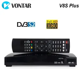 Caixa V VONTAR OpenBox V8s mais 1080p Full HD DVBS2 Digital Satellite Receptor Suporte RT5370 USB WIFI YouTube DVB S2 Set Top Box
